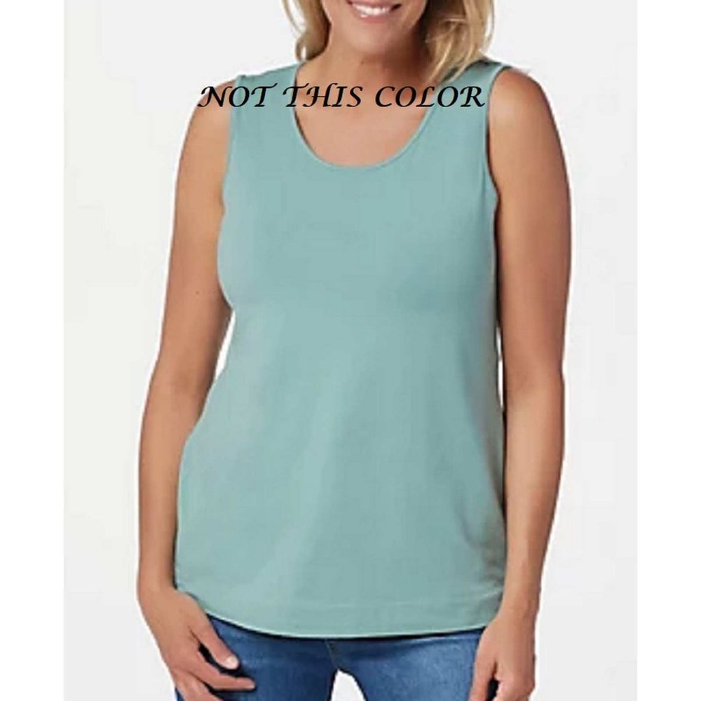 Denim & Co. Essentials Open Front Cardigan & Tank Set SMALL (818) - Picture 3 of 11